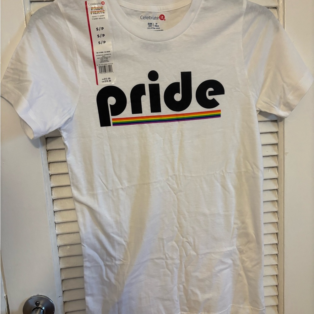 Celebrate It White Cotton T-Shirt